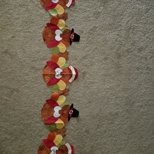 Thanksgiving Fall Turkey Table Runner